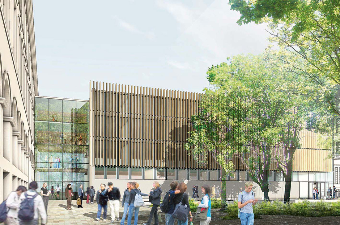 Lycée Jean Jaurès Reims cours intérieure