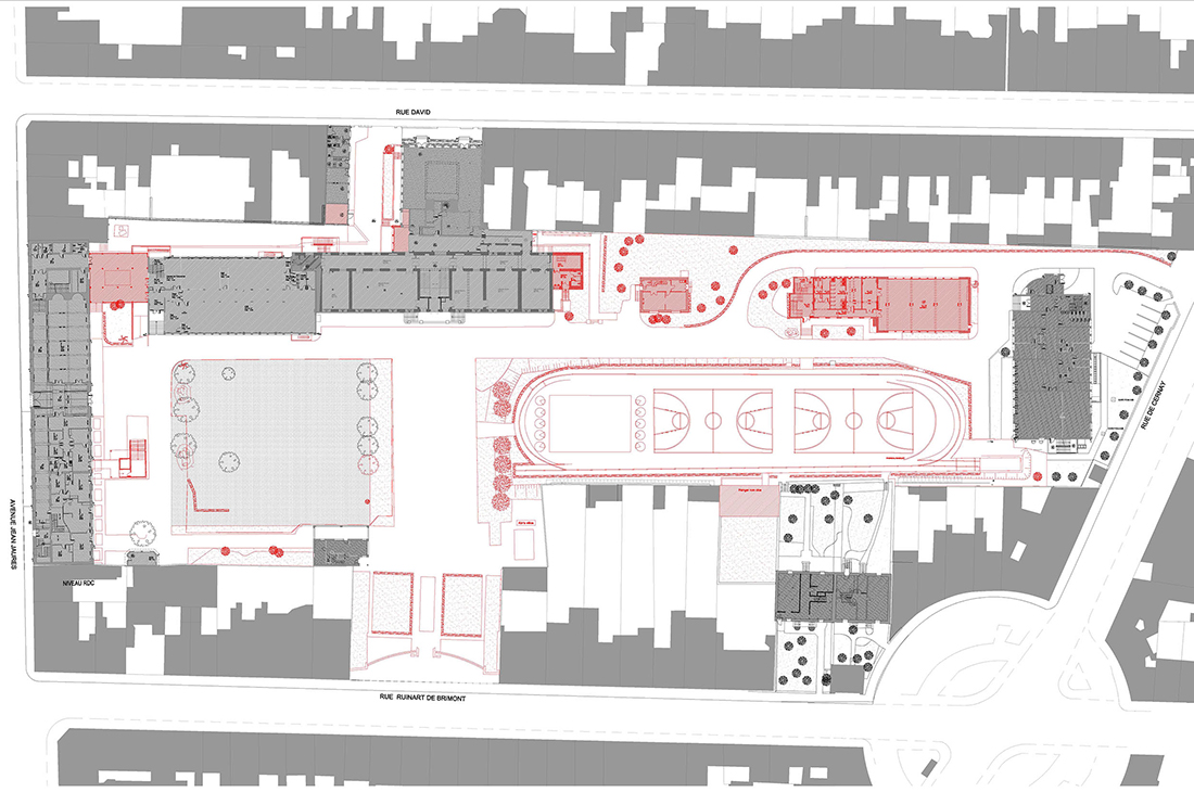 Lycée Jean Jaurès Reims plan 2