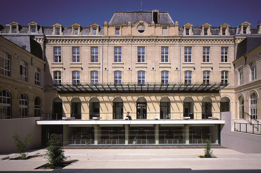 Façade du lycée Libergier à Reims - Line Architecture